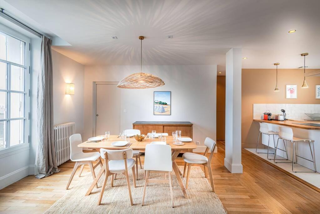 Le Jacaranda-A 2 Min De La Plage, Hyper Centre De Dinard, Vue Mer De La Fenetre 外观 照片